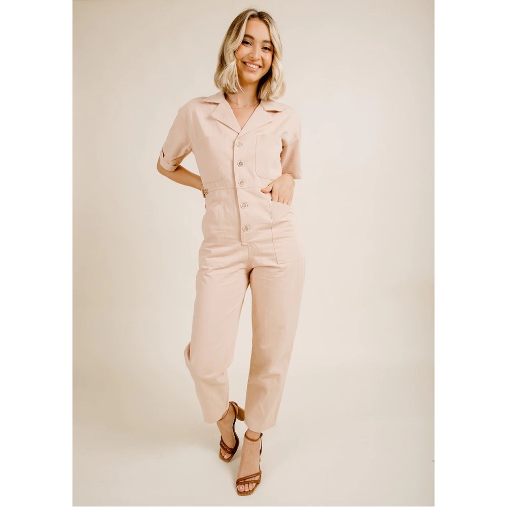 Jamison Jumpsuit in Blush